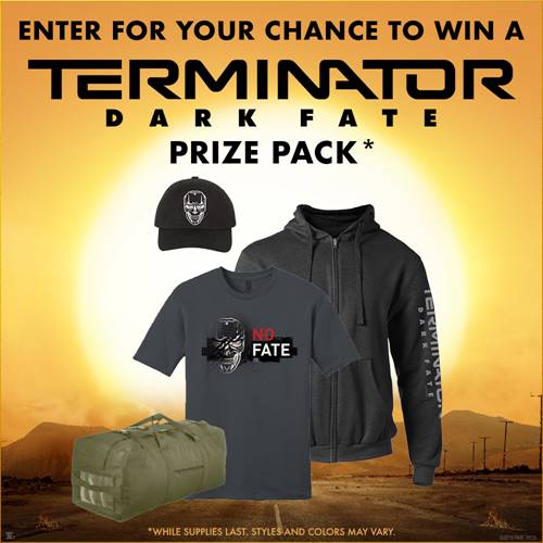 Terminator Dark Fate Sweepstakes